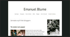 Desktop Screenshot of emanuelblume.se