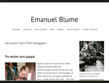 Tablet Screenshot of emanuelblume.se
